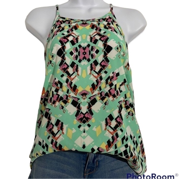 RENEE C. RENEEC. Women’s Geometric Tank Top Blouse! - Picture 1 of 5